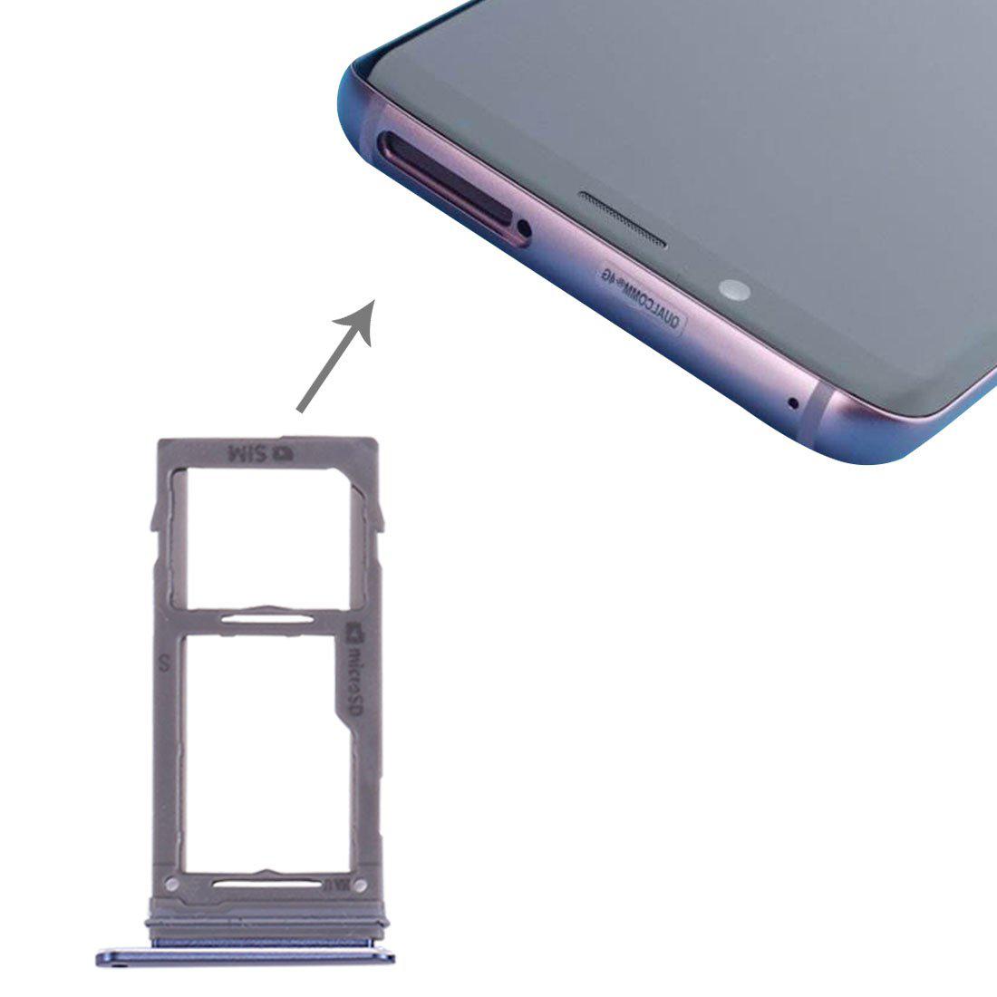 For Samsung Galaxy S9 / S9 Plus SIM & SD Card Tray Holder Blue