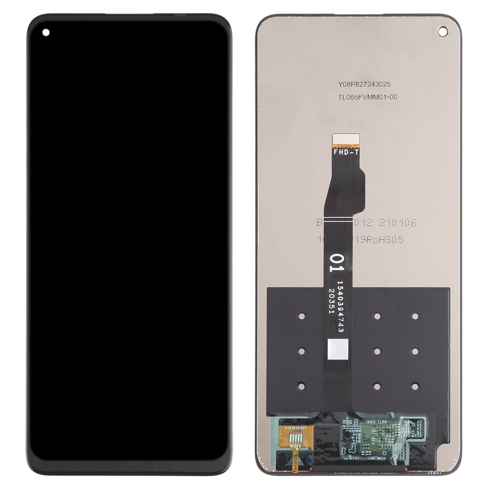 For Huawei P40 Lite 5G LCD Screen Replacement Black-First Help Tech