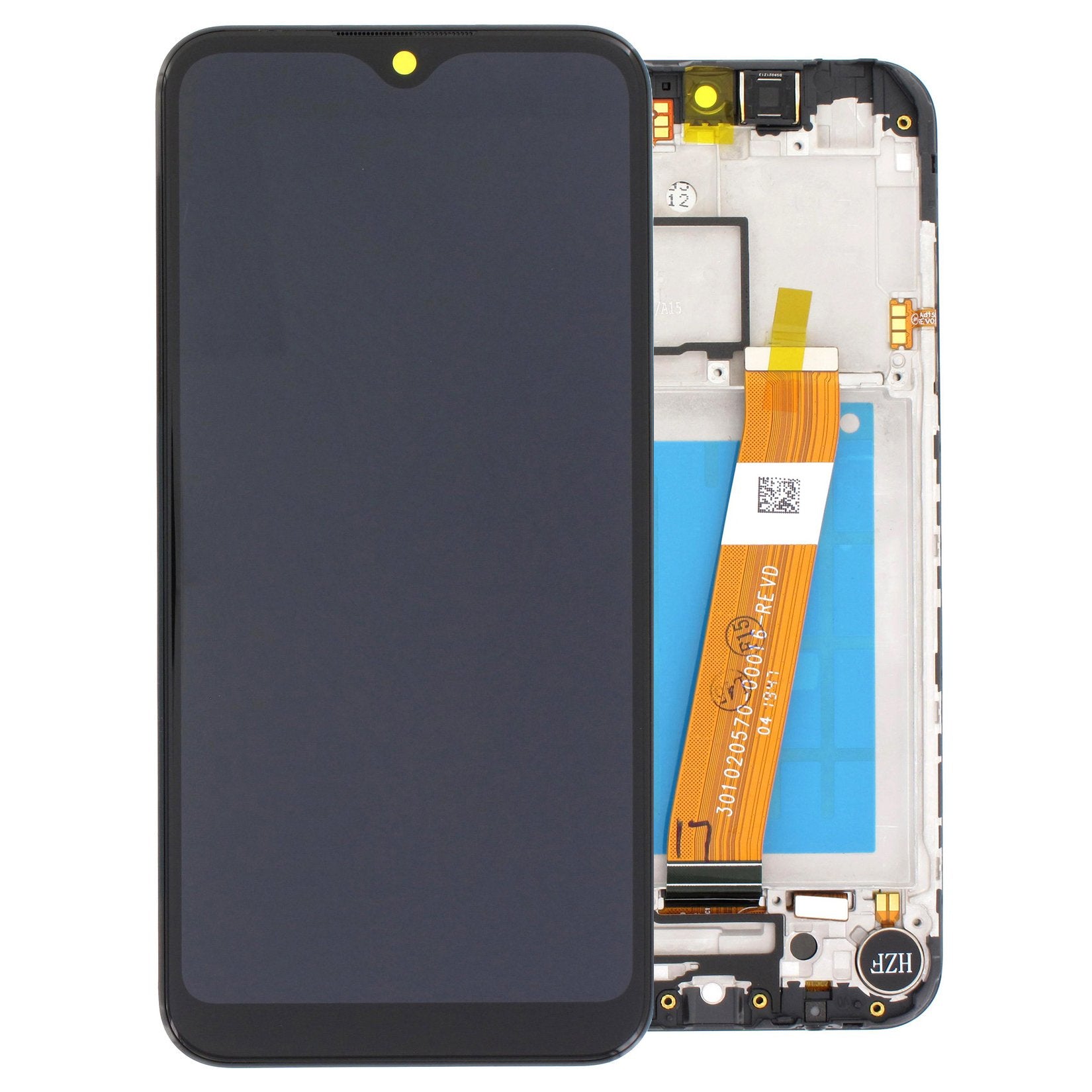 Screen Service Pack For Samsung Galaxy A01 LCD Assembly With Frame - Black