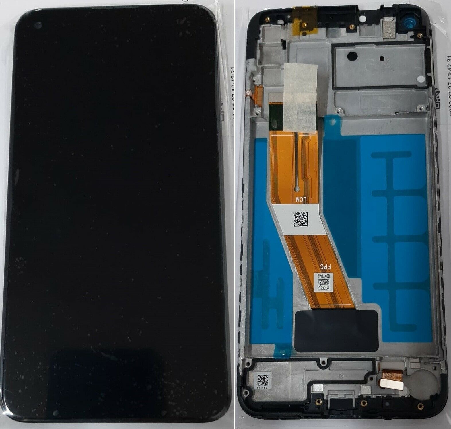 Screen Service Pack For Samsung Galaxy A11 A115 LCD Assembly With Frame - Black-Mobile Phone Parts-First Help Tech