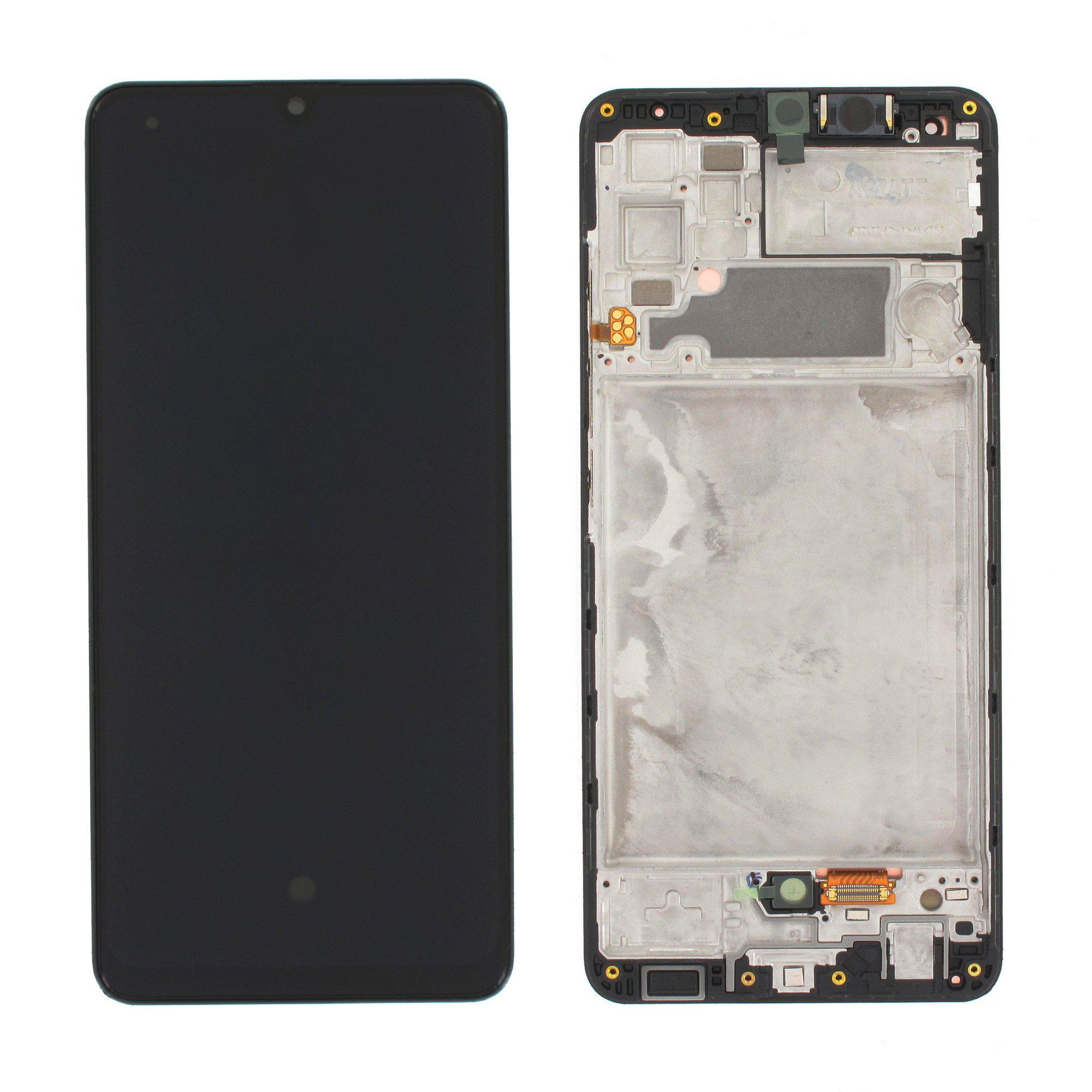 Screen Service Pack For Samsung Galaxy A32 4G A325 LCD Assembly With Frame - Black-Mobile Phone Parts-First Help Tech