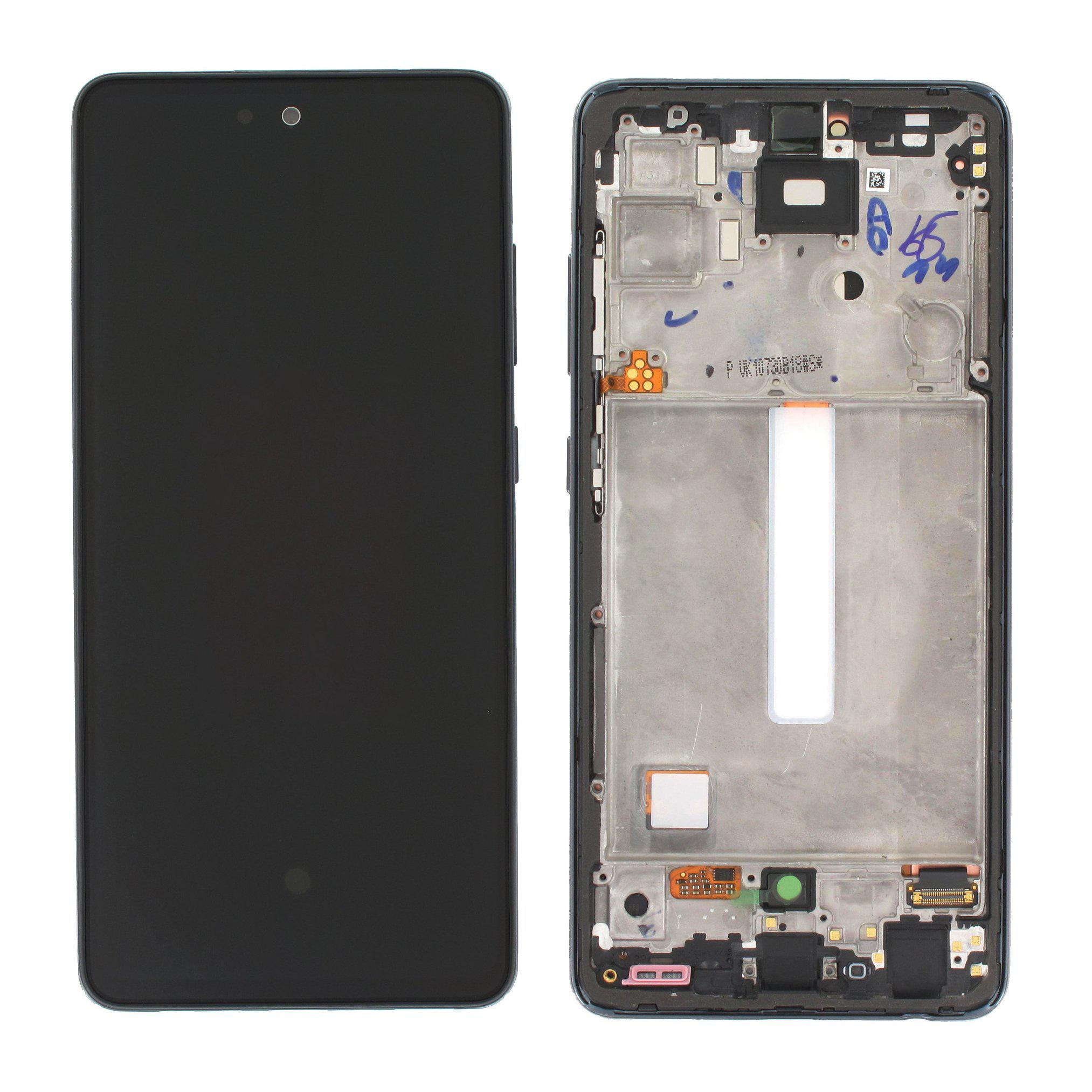 Service Pack For Samsung Galaxy A52 4G / 5G LCD Assembly With Frame - Black-Mobile Phone Parts-First Help Tech