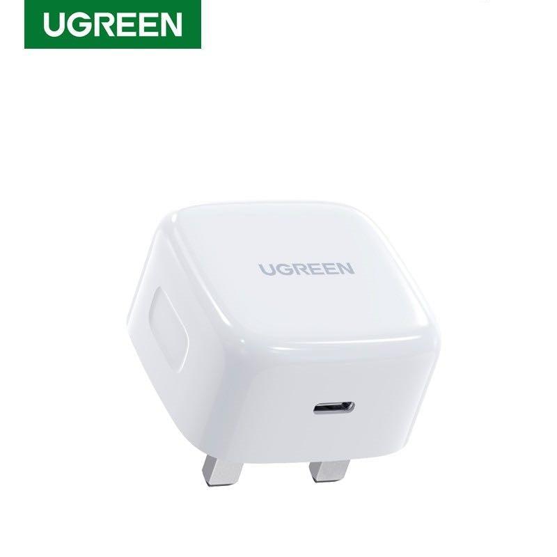 UGREEN 60451 Type-C 20W PD Power Adapter 9V-2.22A (White)-Chargers-First Help Tech