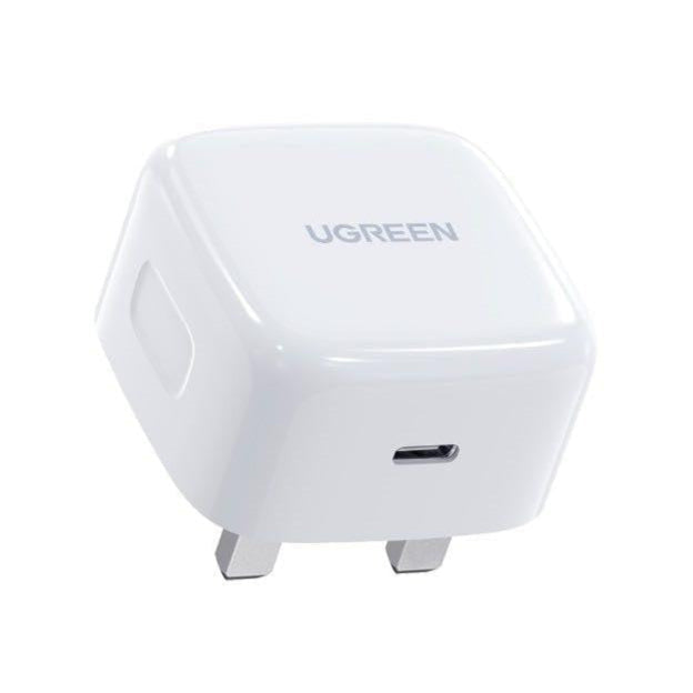 UGREEN 60451 Type-C 20W PD Power Adapter 9V-2.22A (White)-www.firsthelptech.ie