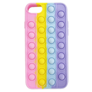 For Apple iPhone 11 Pro Max (6.5'') Push Pop Silicone Case Rainbow