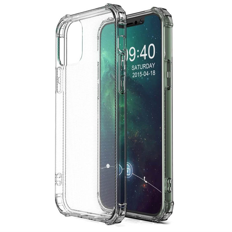Clear Soft TPU Cover For Apple iPhone 12 / 12 Pro ShockProof Case