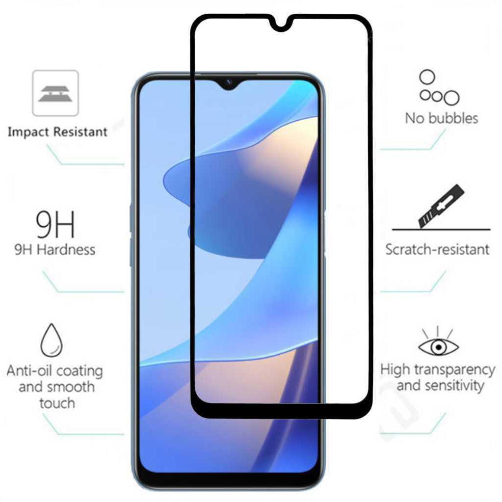 9D Full Coverage Screen Protector For Oppo A16 / A16s Tempered Glass-Tempered Glass-First Help Tech