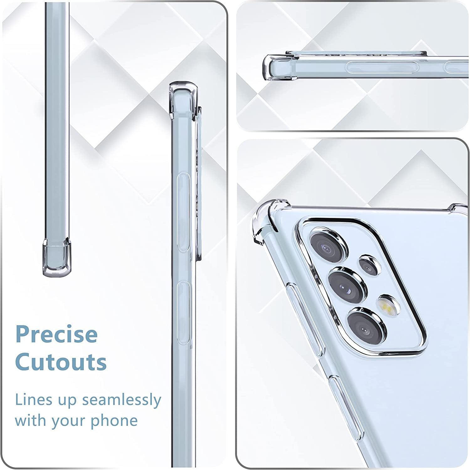 For Samsung Galaxy A73 5G Case Cover Clear ShockProof Soft TPU Silicone-www.firsthelptech.ie