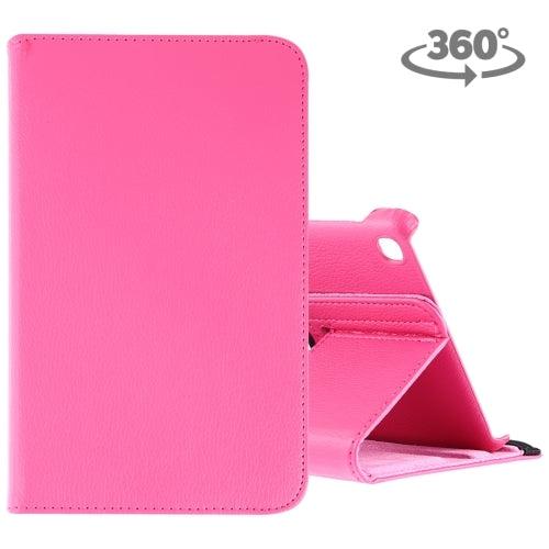 For Samsung Galaxy Tab A7 10.4" (T500/T505) Rotating Wallet Case - Rose-Samsung Tablet Cases & Covers-First Help Tech