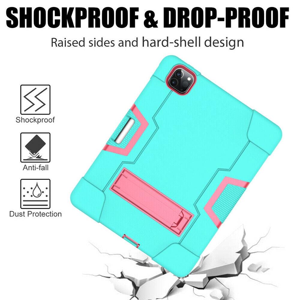 For Apple iPad 8th/7th (2020/2019) 10.2 inch Hard Case Survivor with Stand - Mint Green-Apple iPad Cases & Covers-First Help Tech