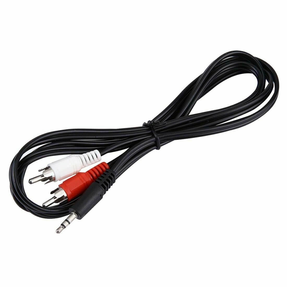 3.5mm Stereo Jack to 2 Twin RCA Phono Male Cable 1.5m