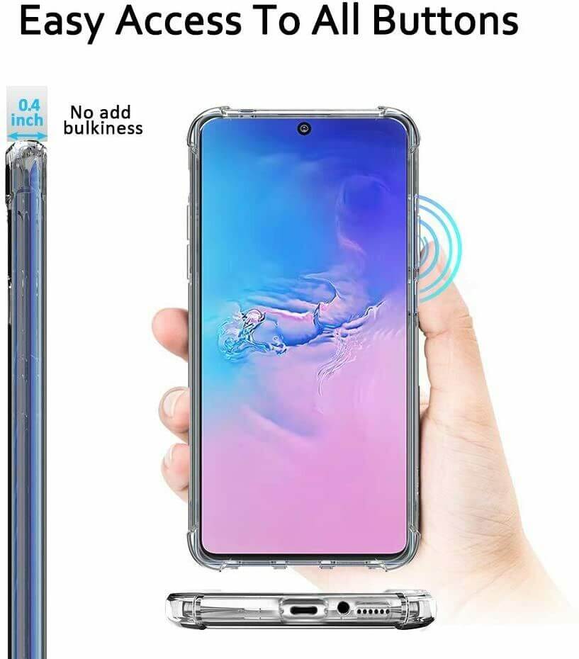 For Samsung Galaxy S10 Lite Case Cover Clear ShockProof Soft TPU Silicone