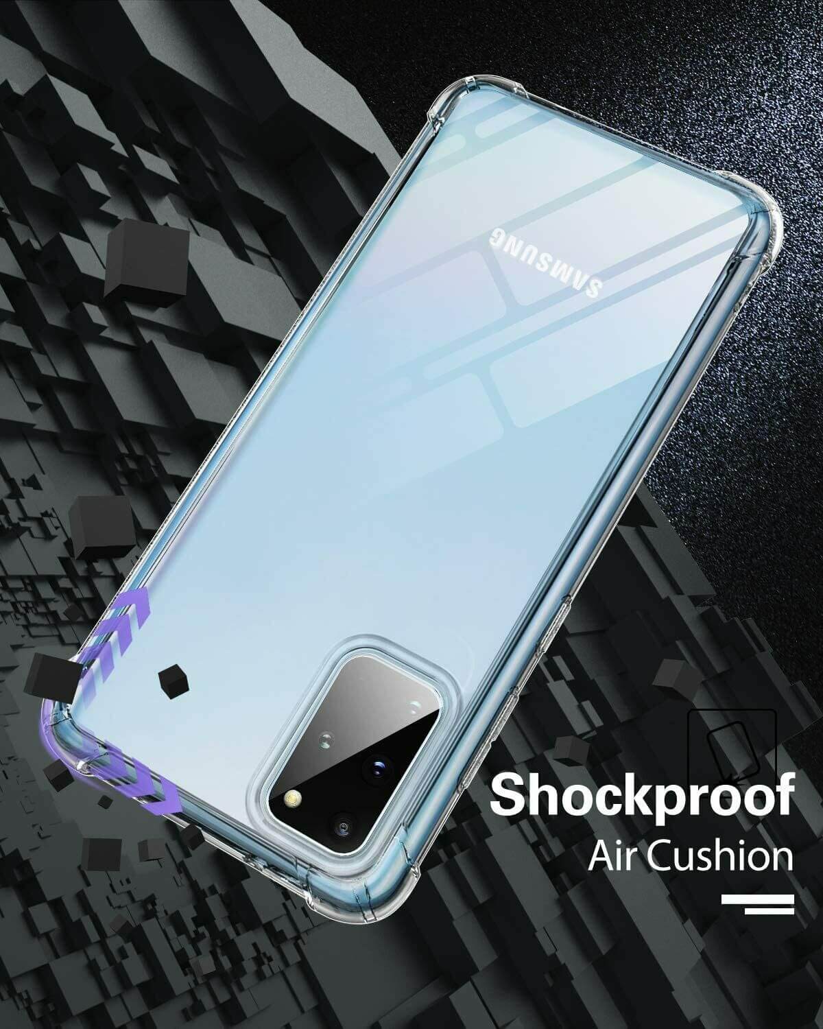 For Samsung Galaxy S20+ / S20+ 5G Case Cover Clear ShockProof Soft TPU Silicone