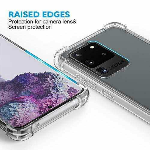 For Samsung Galaxy S20 Ultra / S20 Ultra 5G Case Cover Clear ShockProof Soft TPU Silicone