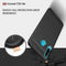 For Huawei P30 Lite Carbon Fibre Design Case TPU Cover - Black