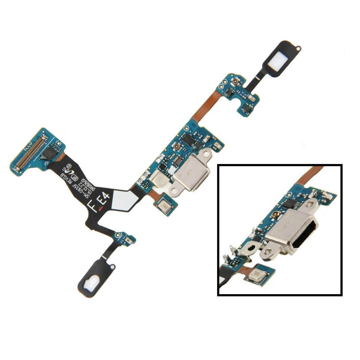 For Samsung Galaxy S7 Edge Charging Port Flex Cable With Microphone