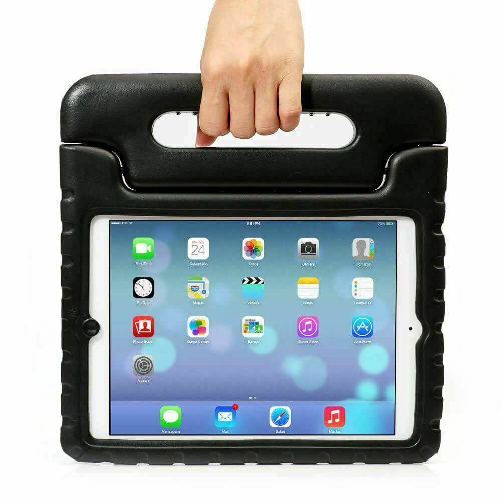 For Apple iPad Mini 1 2 3 Kids Case Shockproof Cover With Stand Black