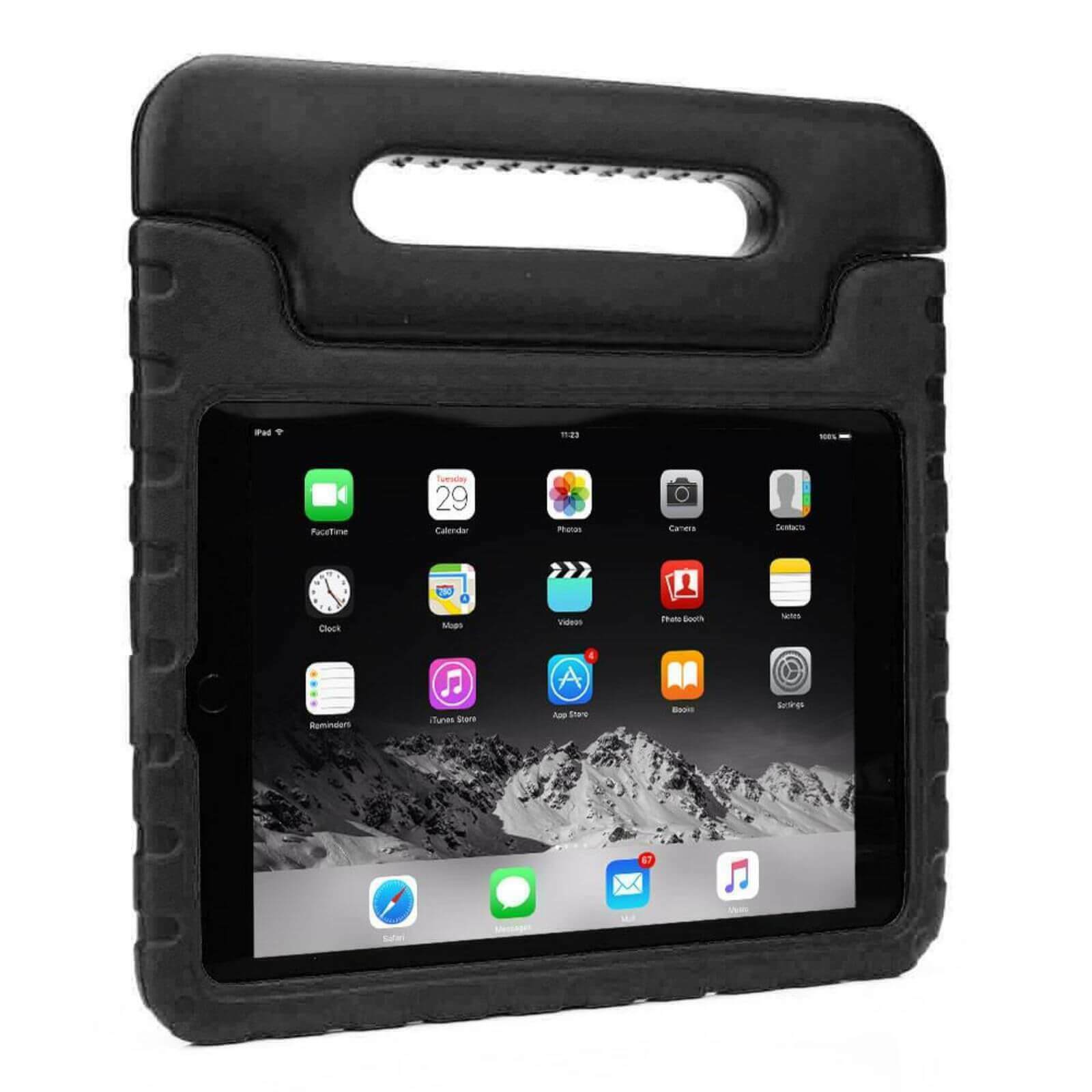 For Apple iPad Mini 4 5 Kids Case Shockproof Cover With Stand Black