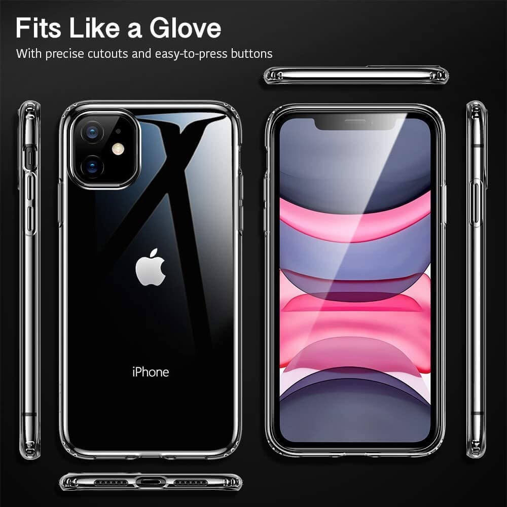 For Apple iPhone 11 Soft TPU Case Crystal Clear Thin Cover