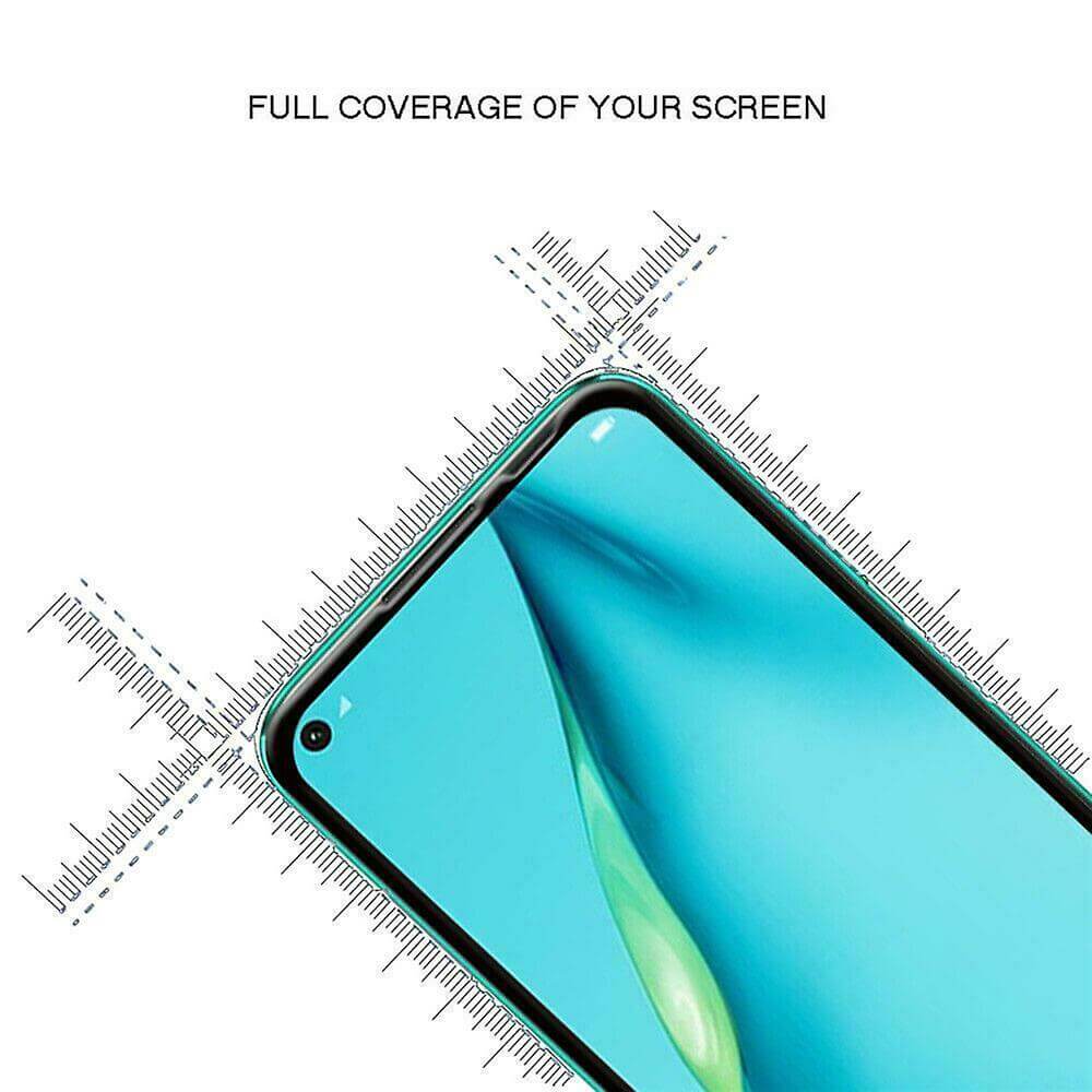 For Huawei P40 Lite Tempered Glass 9D Full Coverage / Glue