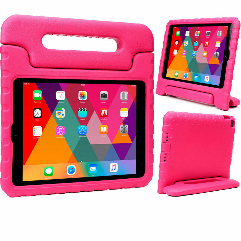 For Apple iPad 9.7" 2017 / 2018 Kids Case Shockproof Cover With Stand Pink