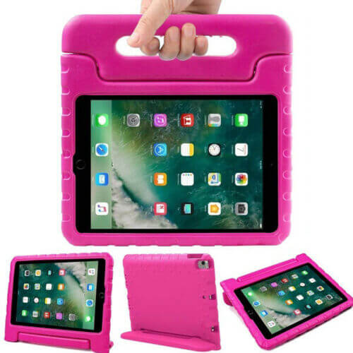 For Apple iPad 9.7" 2017 / 2018 Kids Case Shockproof Cover With Stand Pink