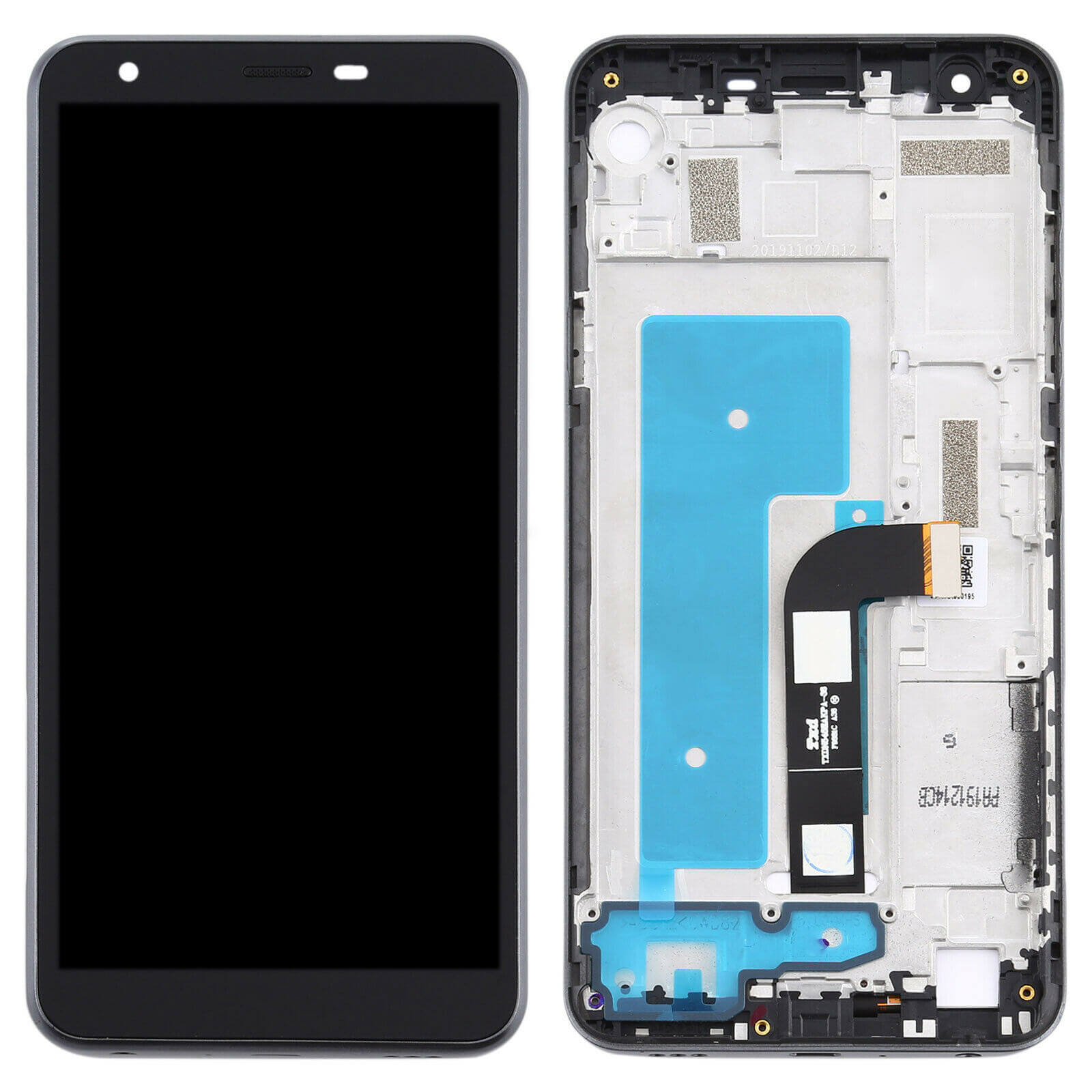 For LG K30 2019 LCD Screen Replacement With Frame Black