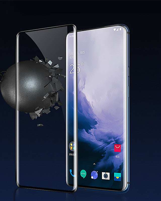 For OnePlus 7T Pro Full Coverage 9D Tempered Glass