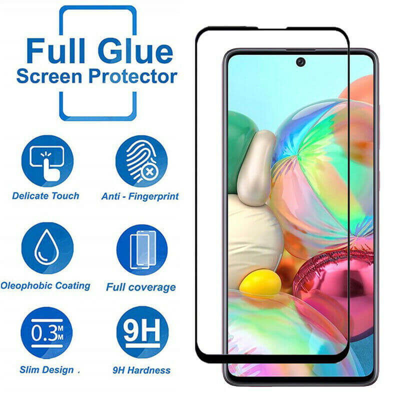 For Samsung Galaxy A71 / A71 5G Full Coverage 9D Tempered Glass