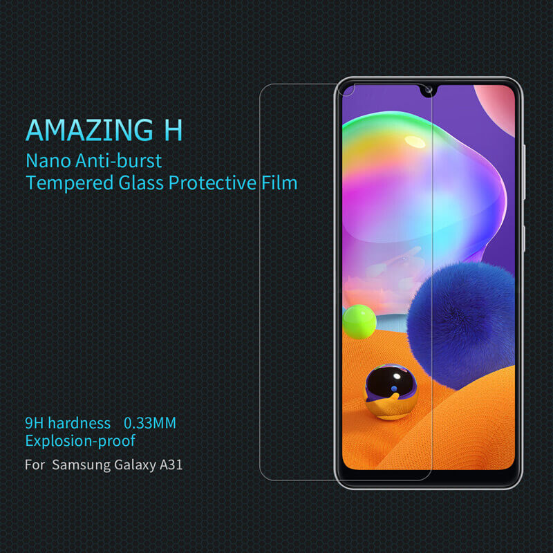 For Samsung Galaxy A31 Tempered Glass