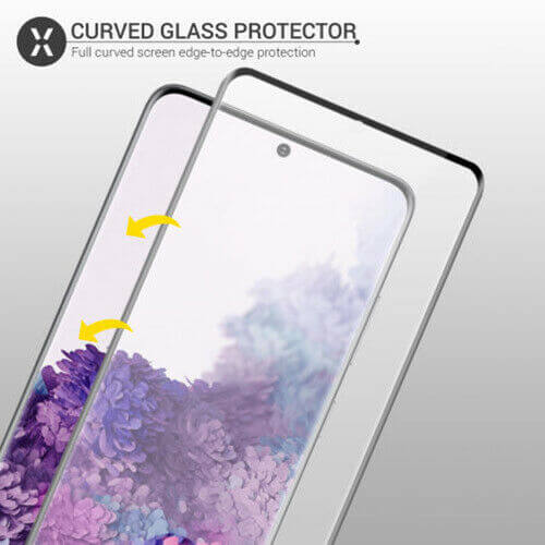 For Samsung Galaxy S20 & S20 5G Full Coverage 9D Tempered Glass