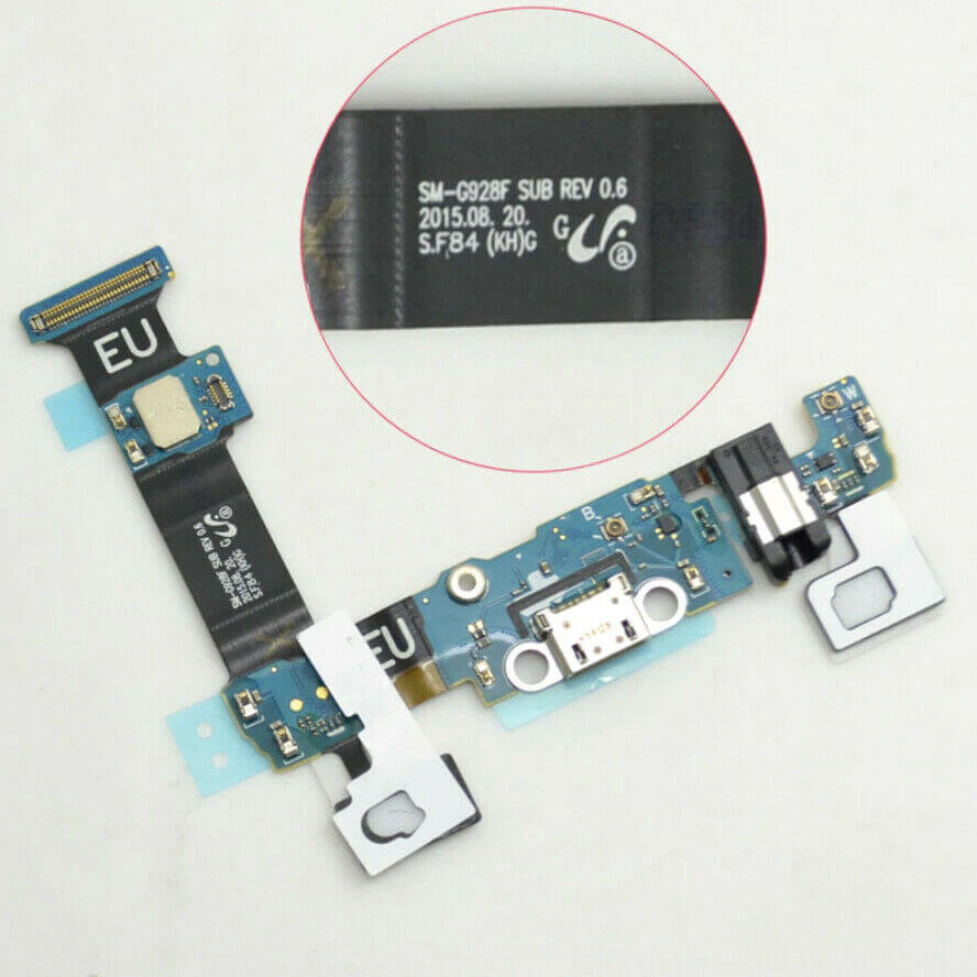For Samsung Galaxy S6 Edge Plus Charging Port Flex Cable With Microphone