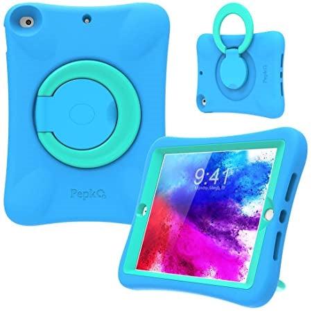 For Apple iPad Universal 10.2/10.5" Kids Pepkoo EVA Case - Blue-www.firsthelptech.ie