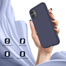 Liquid Silicone Case For Apple iPhone 11 Luxury Thin Phone Cover Blue