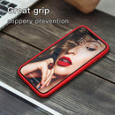Liquid Silicone Case For Apple iPhone XR Luxury Thin Phone Cover Red