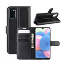 PU Leather Wallet Cover For Samsung Galaxy A41 Case Holder Card Slots Black