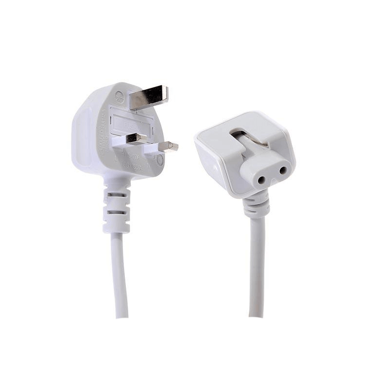 Replacement UK Wall Plug Extension Power Cable Cord For MacBook Magsafe Adapters