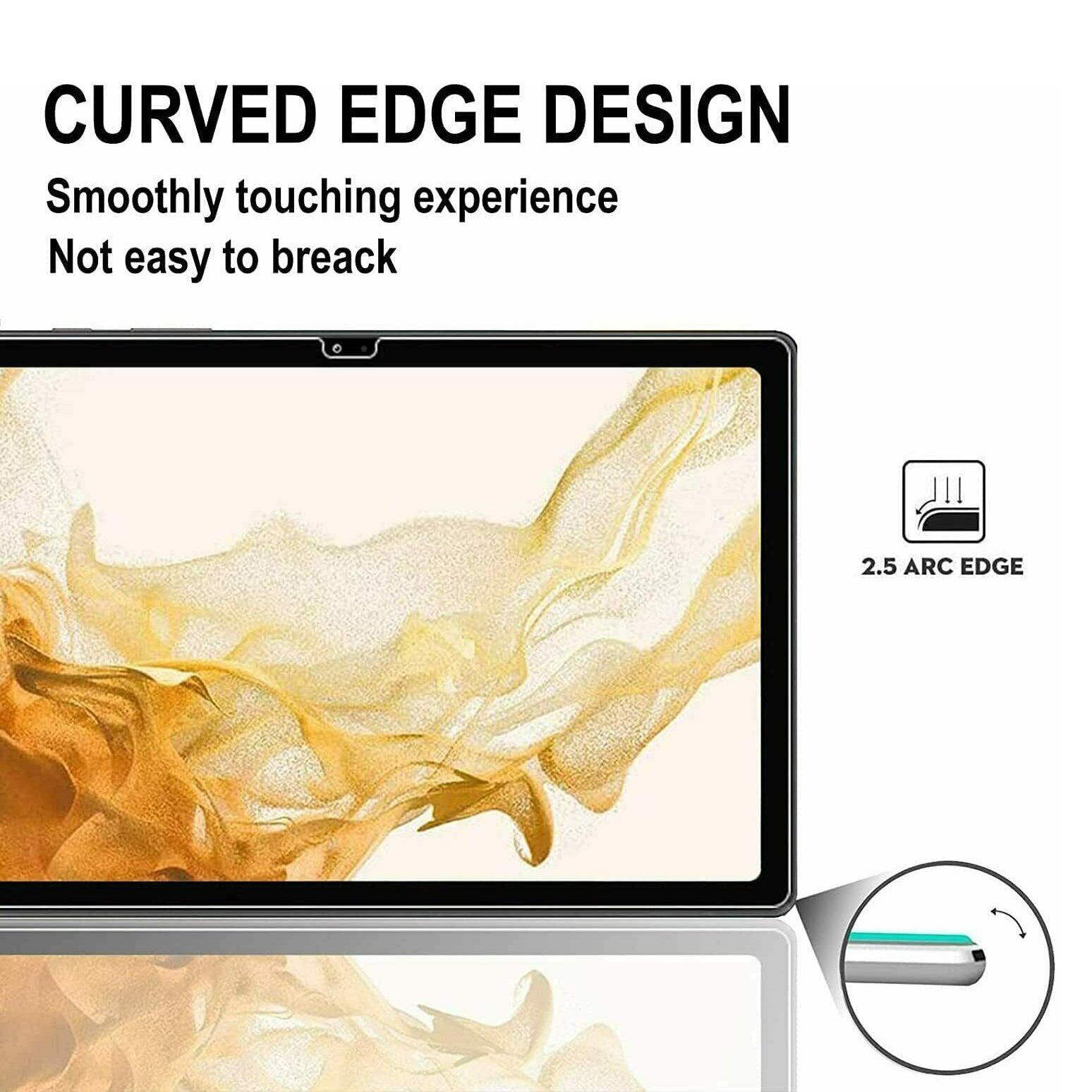 For Samsung Galaxy Tab S8 Plus Tempered Glass Screen Protector-Tempered Glass-First Help Tech