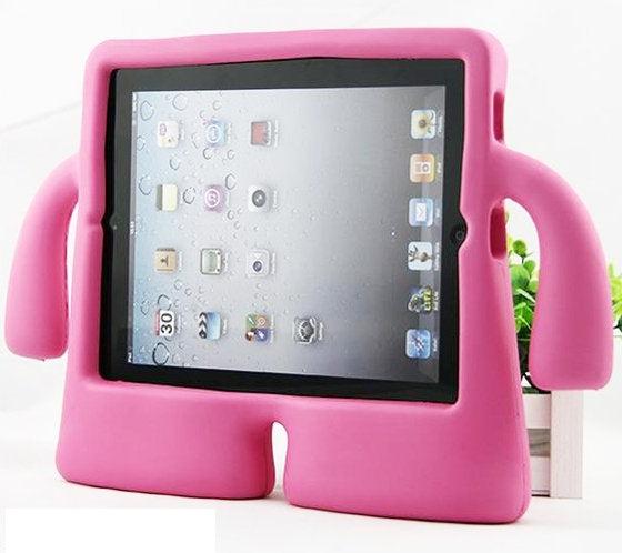 For Apple iPad Mini 1/2/3/4/5(2019) Kids Case Shockproof Solid Cover - Rose-Apple iPad Cases & Covers-First Help Tech