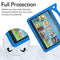 For Amazon Fire HD 10 2021 11th Gen Kids Case Shockproof Cover With Stand - Blue