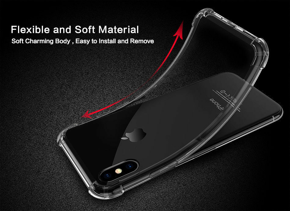For Apple iPhone 11 Pro Max Case Cover Clear ShockProof Soft TPU Silicone