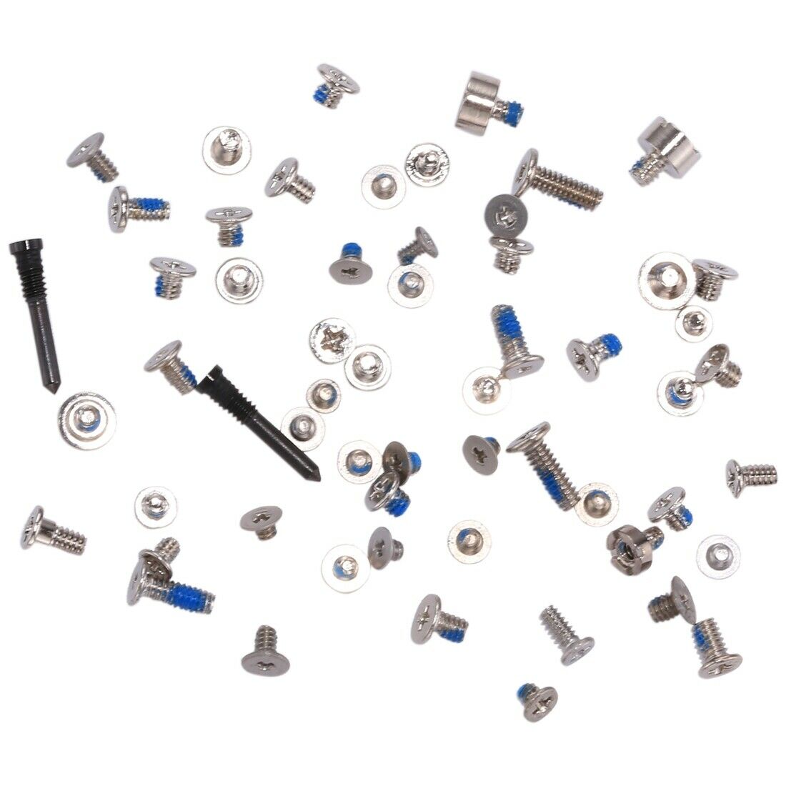 Apple iPhone X Full Screw Set including the 2 Black Bottom Screws for [product_price] - First Help Tech