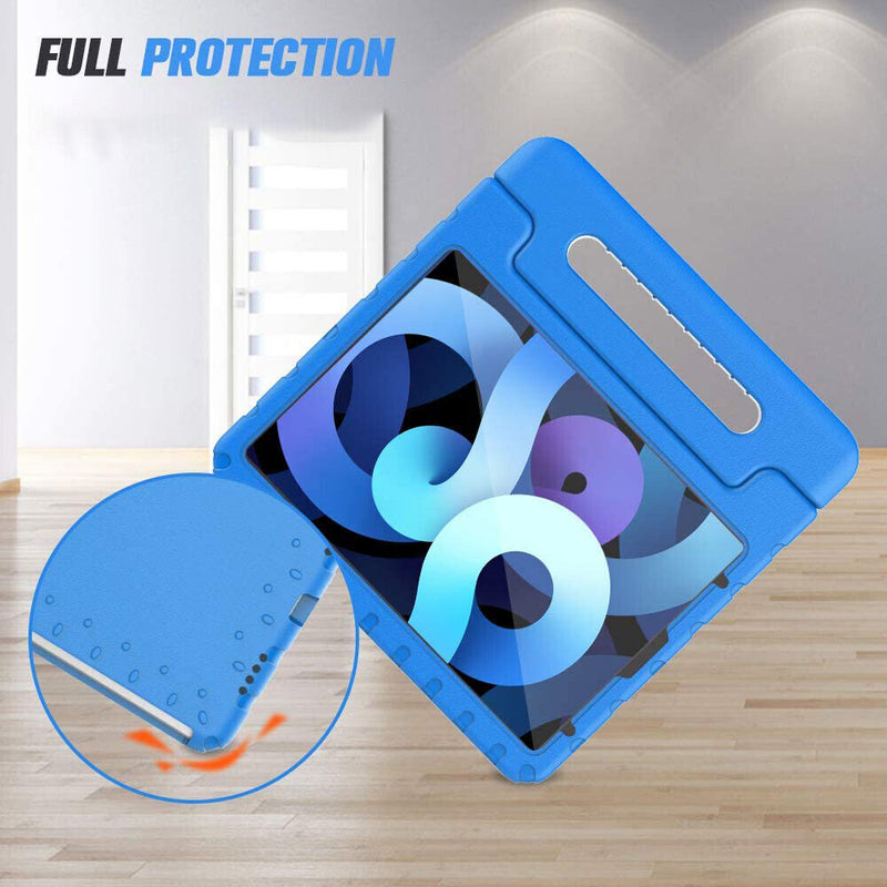 For Apple iPad Air 5 2022 5th Gen Kids Case Shockproof Cover With Stand Blue