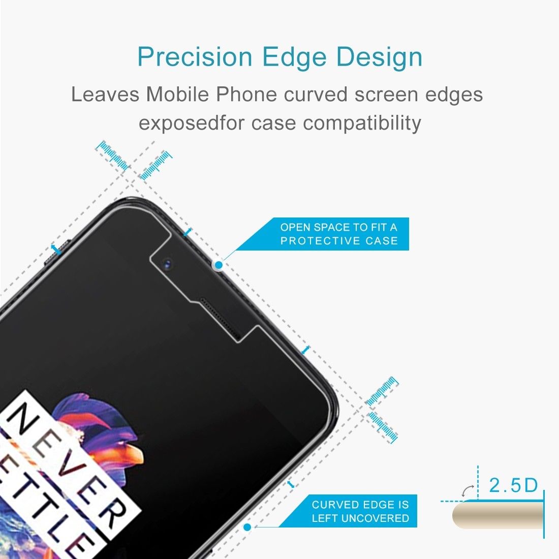 OnePlus 5 Premium Tempered Glass for [product_price] - First Help Tech