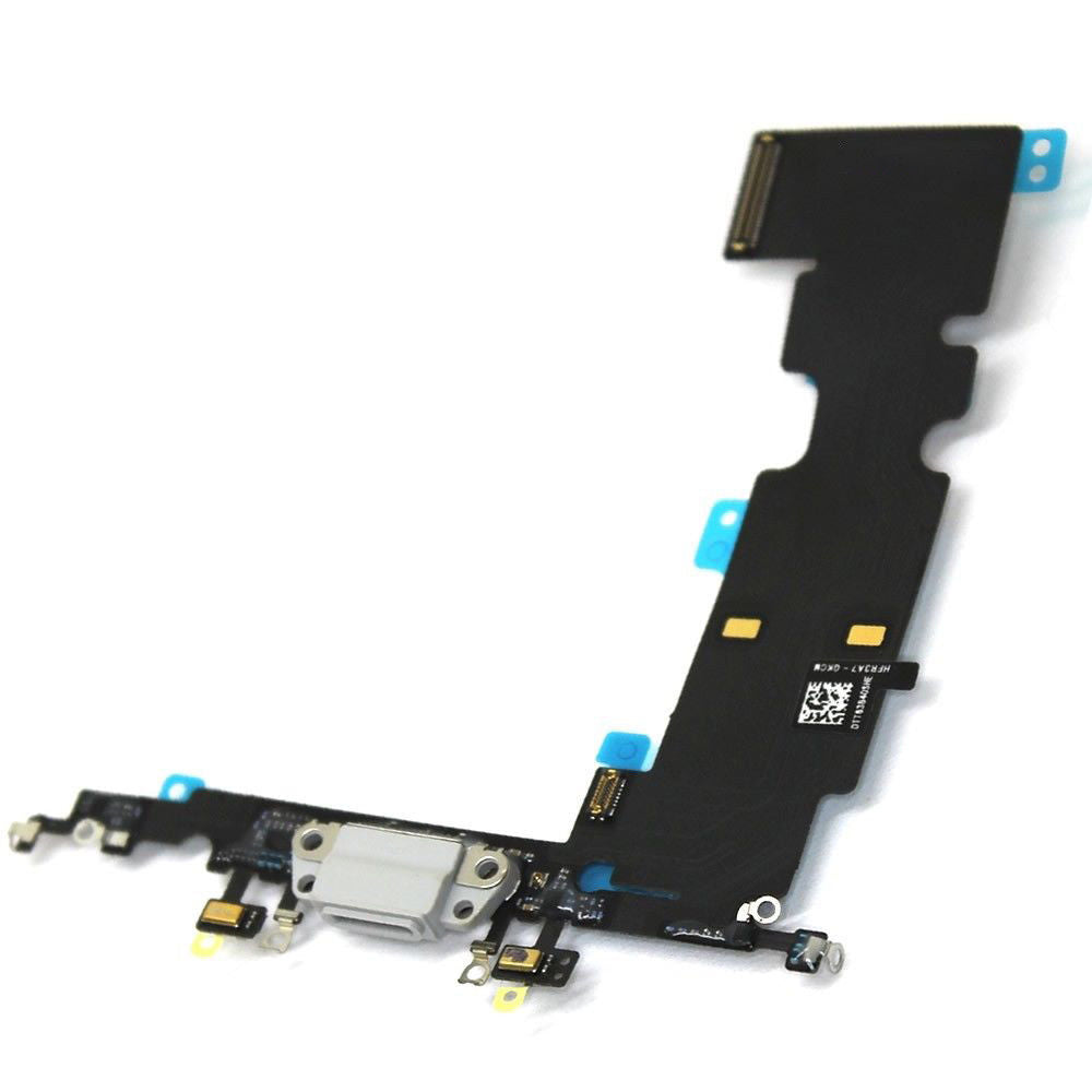Apple iPhone 8 Plus Charging Port Flex Cable - White for [product_price] - First Help Tech