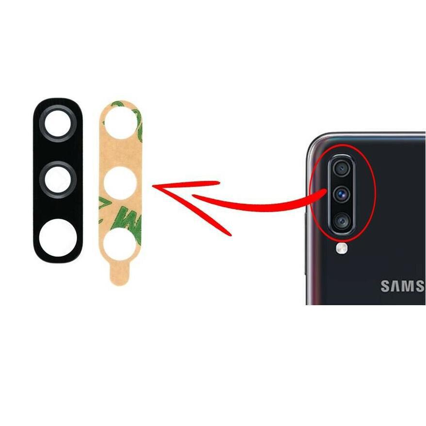 For Samsung Galaxy A50 Camera Lens Glass Cover With Adhesive