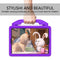 For Apple iPad 10.2 8th Gen 2020 Kids Friendly Case Shockproof Cover With Thumbs Up - Purple