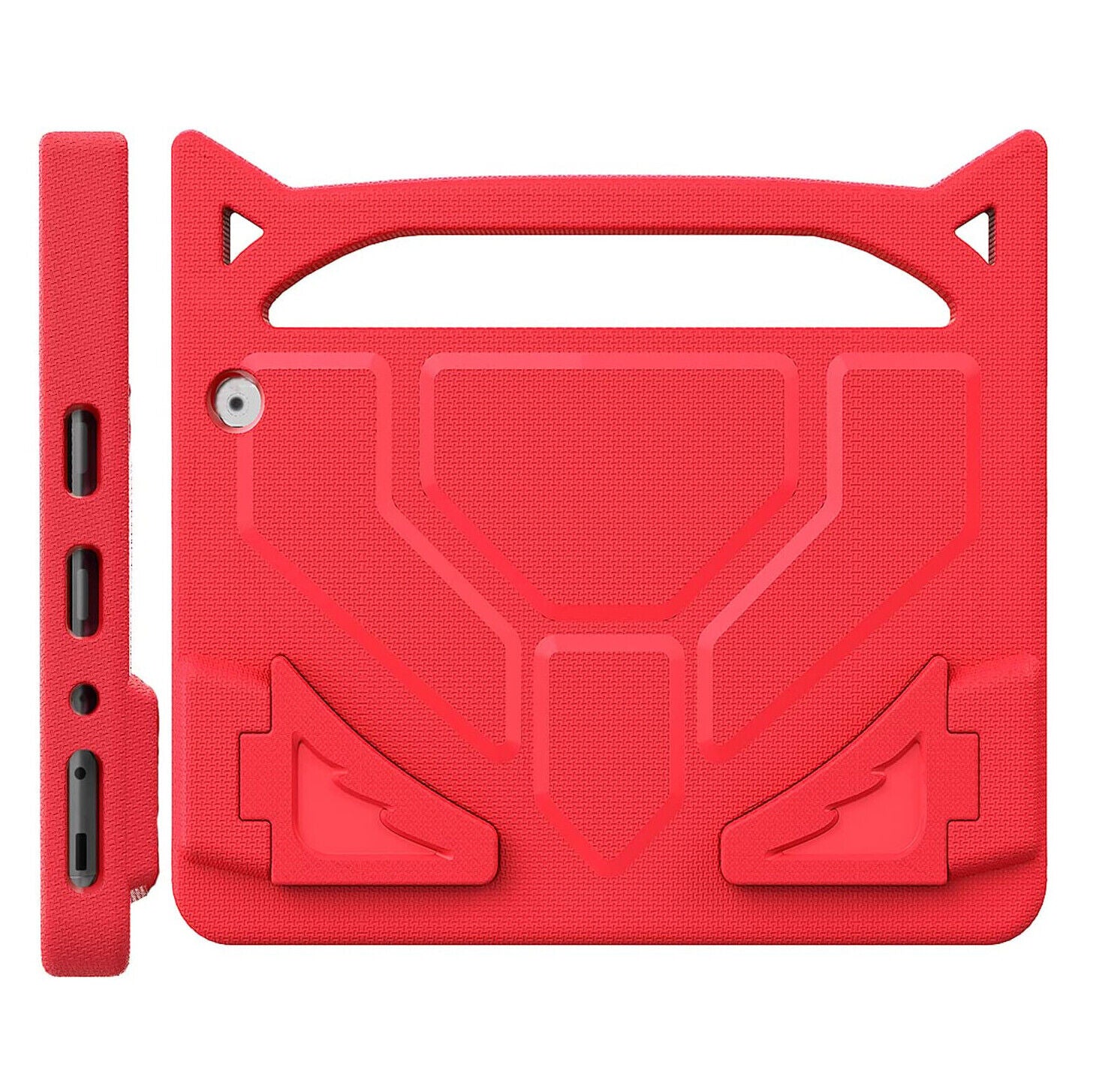 For Amazon Fire HD 10 2021 11th Gen Kids Case Shockproof Cover With Stand - Red-www.firsthelptech.ie