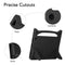 For Amazon Fire HD 10 Plus 2021 11th Gen Kids Case Shockproof Cover With Stand - Black