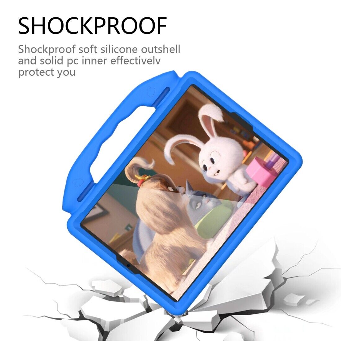 For Apple iPad Air 3 10.5" 2019 Kids Friendly Case Shockproof Cover With Thumbs Up - Blue